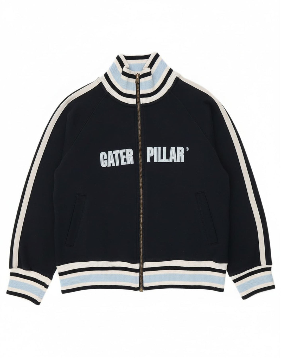 Caterpillar Boys Graphic Tracksuit Top Jacket 13-14 Years Navy Blue