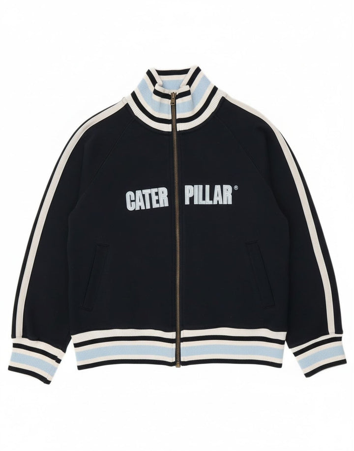 Caterpillar Boys Graphic Tracksuit Top Jacket 13-14 Years Navy Blue