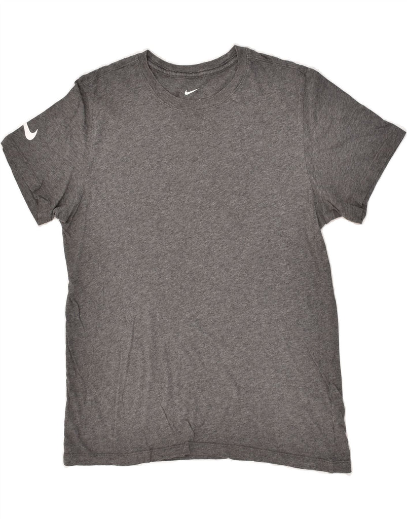 NIKE Mens T-Shirt Top Medium Grey Cotton | Vintage Nike | Thrift | Second-Hand Nike | Used Clothing | Messina Hembry 