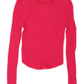 Zara Womens Top Long Sleeve UK 10 Small Pink