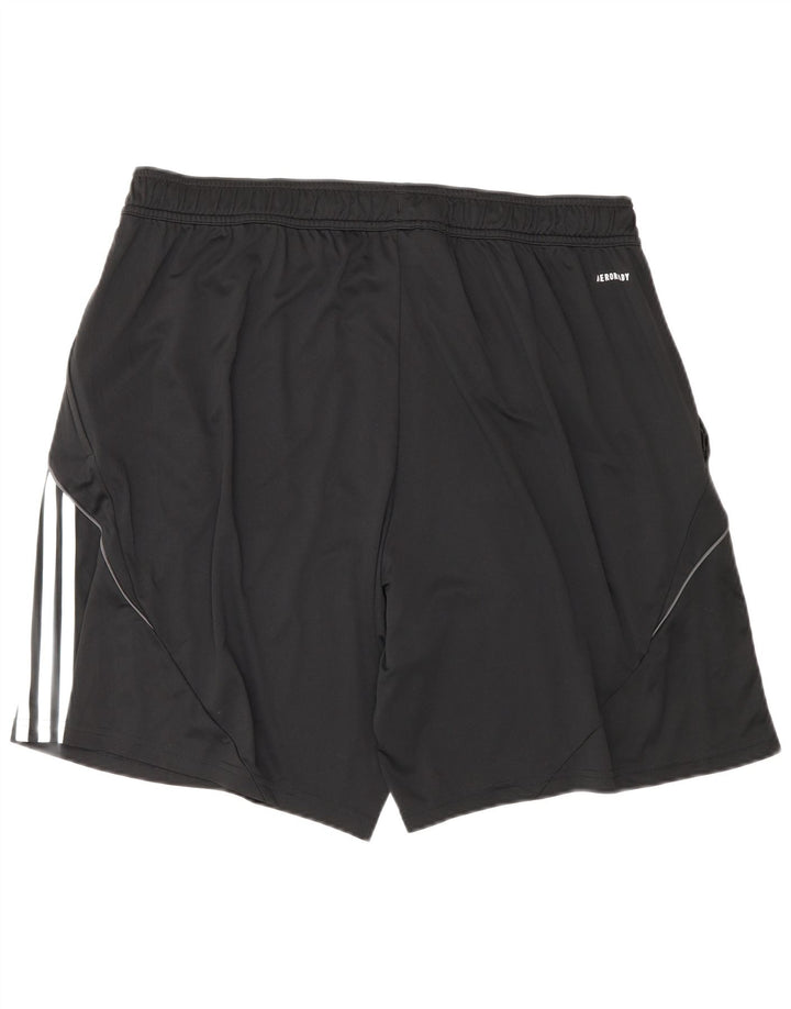 Adidas Mens Regular Fit Sport Shorts 2XL Black Polyester