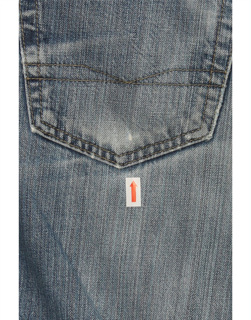 HUGO BOSS Mens Straight Jeans W31 L34 Blue Cotton Vintage Hugo Boss and Second-Hand Hugo Boss from Messina Hembry 
