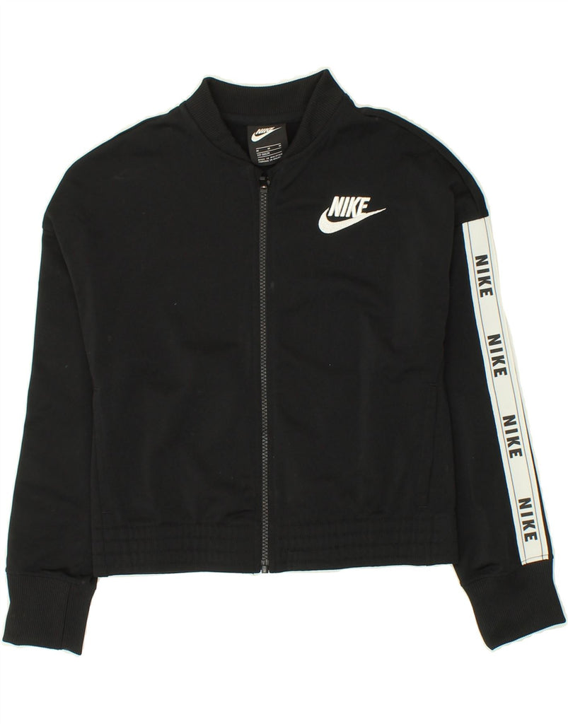 NIKE Boys Graphic Tracksuit Top Jacket 10-11 Years Medium Black | Vintage Nike | Thrift | Second-Hand Nike | Used Clothing | Messina Hembry 