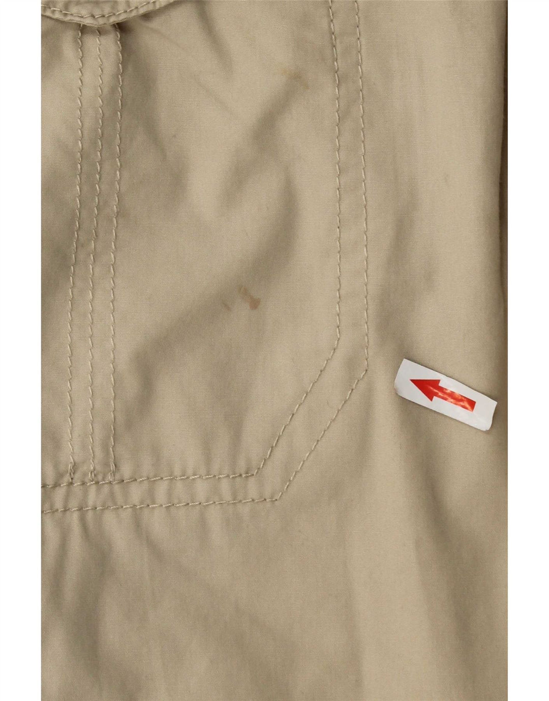 Marks & Spencer Mens Cargo Bermuda Shorts W34 Large Beige Cotton