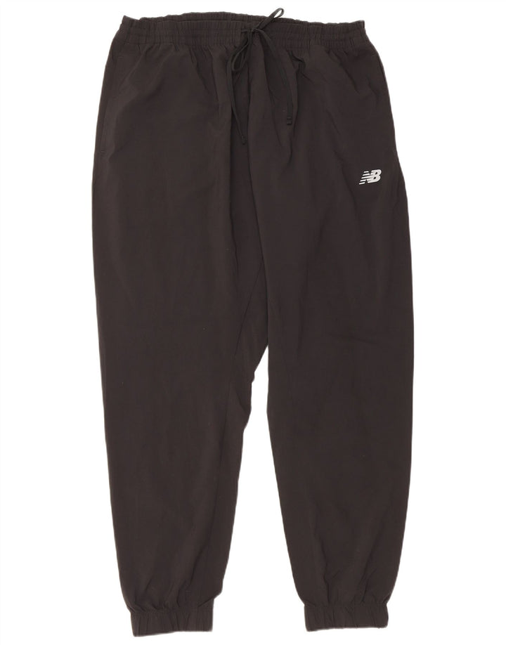 New Balance Mens Tracksuit Trousers Joggers XL  Black Polyester
