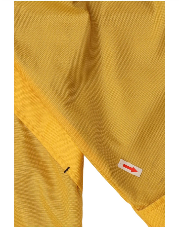 Invicta Womens Graphic Windbreaker Jacket UK 14 Large Yellow Polyamide