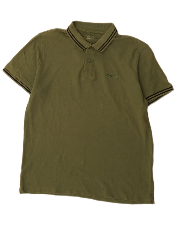 Lotto Mens Regular Fit Polo Shirt Large Green