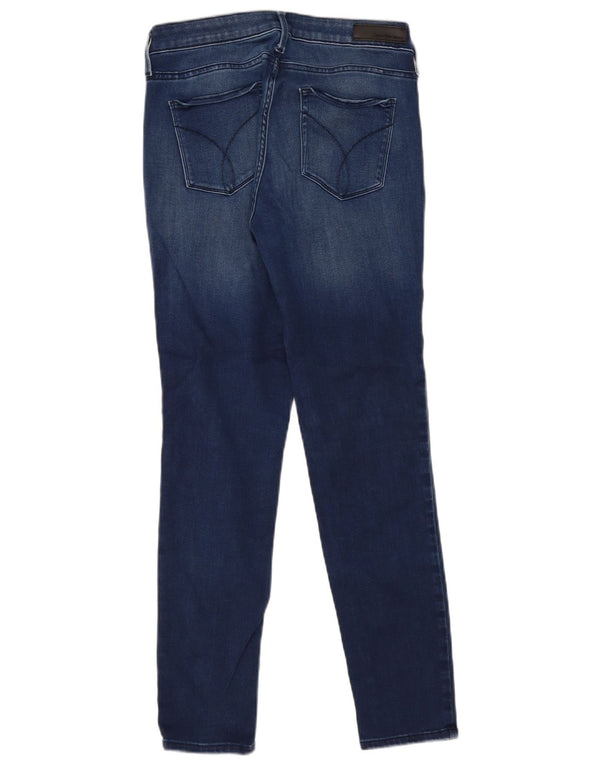 Calvin Klein Womens Legging Skinny Jeans W30 L30 Blue Cotton