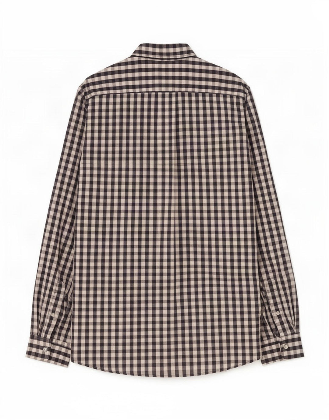 Jack Wills Mens Classic Fit Shirt Large Navy Blue Gingham Cotton
