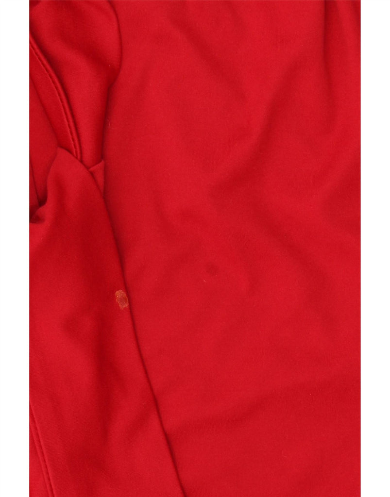 VINTAGE Womens Front Tie Shirt Blouse EU 40 Medium Burgundy Vintage Vintage and Second-Hand Vintage from Messina Hembry 