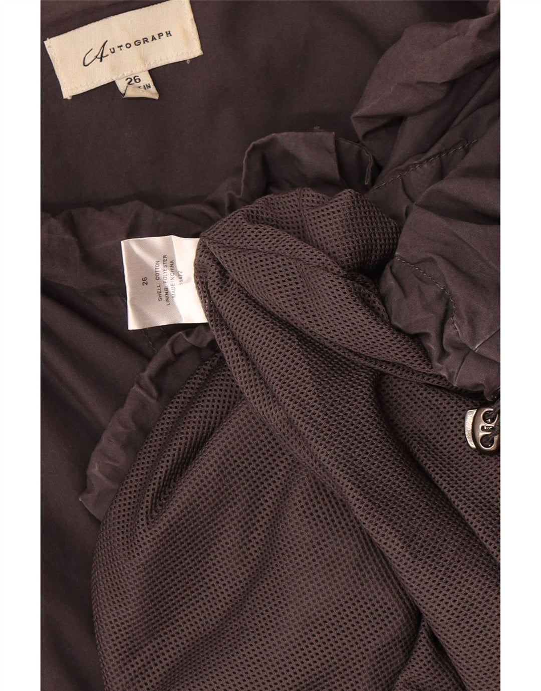 Marks & Spencer Womens Military Utility Jacket UK 26 5XL Brown Cotton