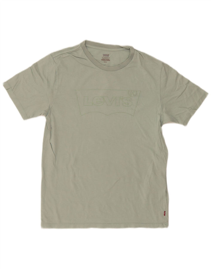 Levi's Womens Graphic T-Shirt Top UK 10 Small Khaki