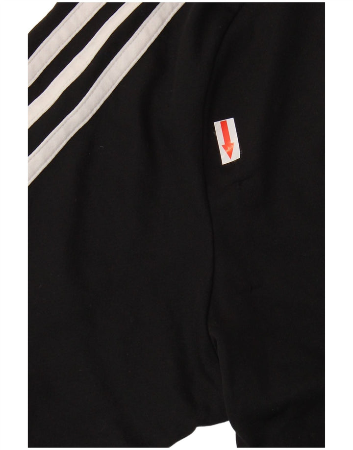 Adidas Mens Climalite T-Shirt Top Medium Black Colourblock Polyester