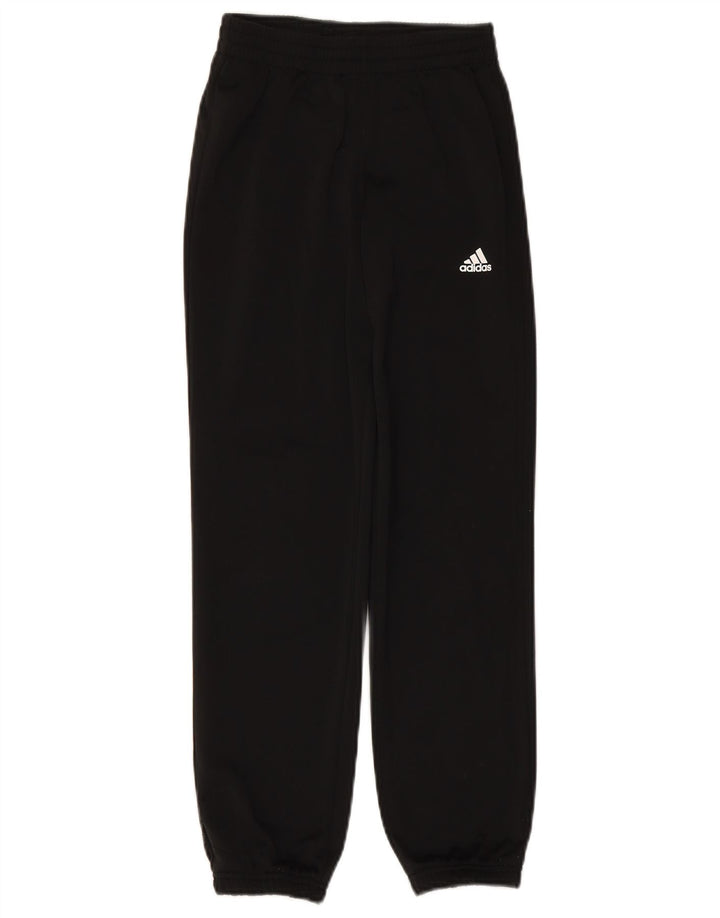 ADIDAS Boys Primegreen Tracksuit Trousers Joggers 9-10 Years  Black