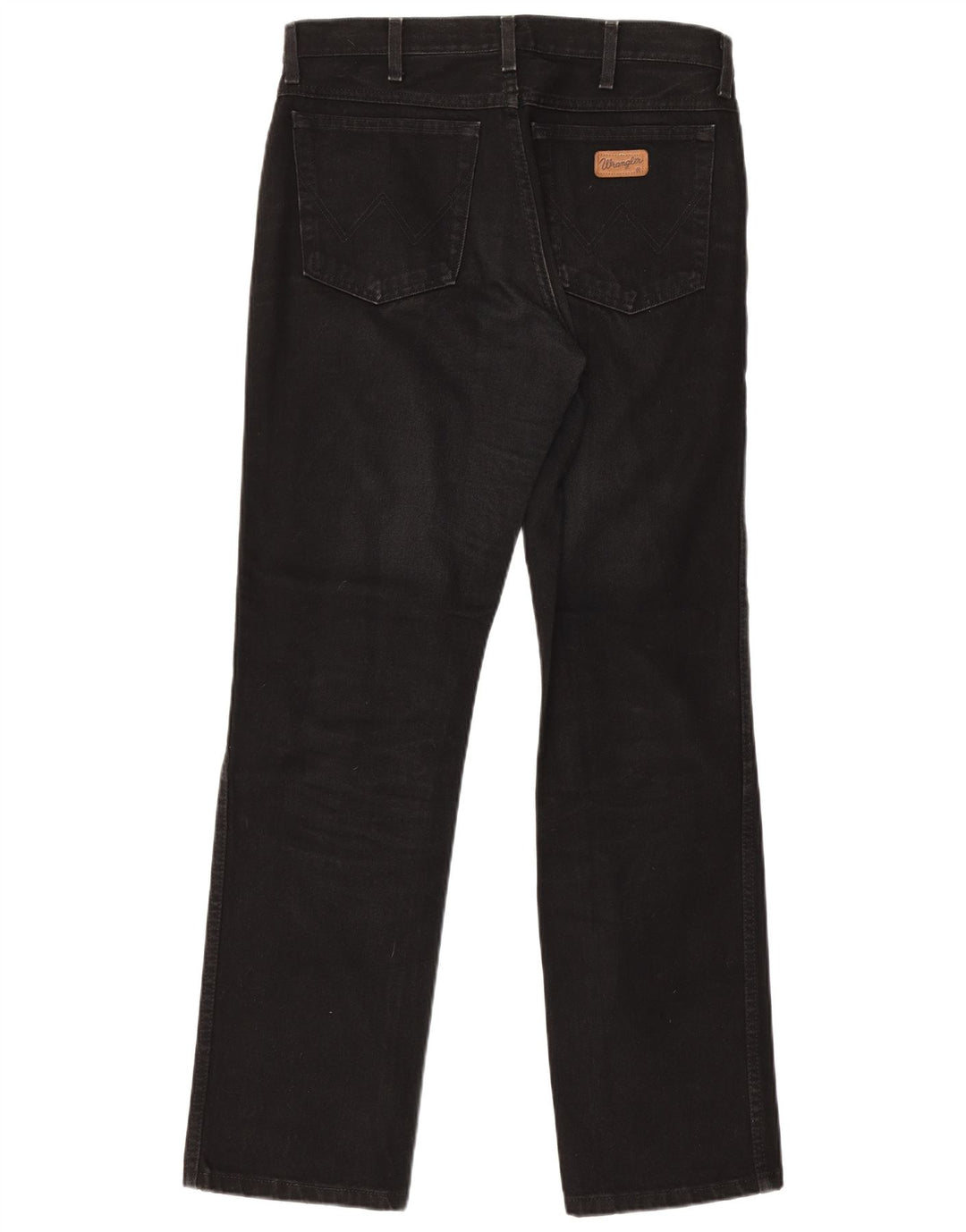 Wrangler Womens Texas Straight Jeans W33 L32 Black Cotton