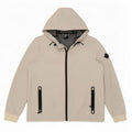 Superdry Womens Hooded Rain Jacket UK 12 Medium White Polyester