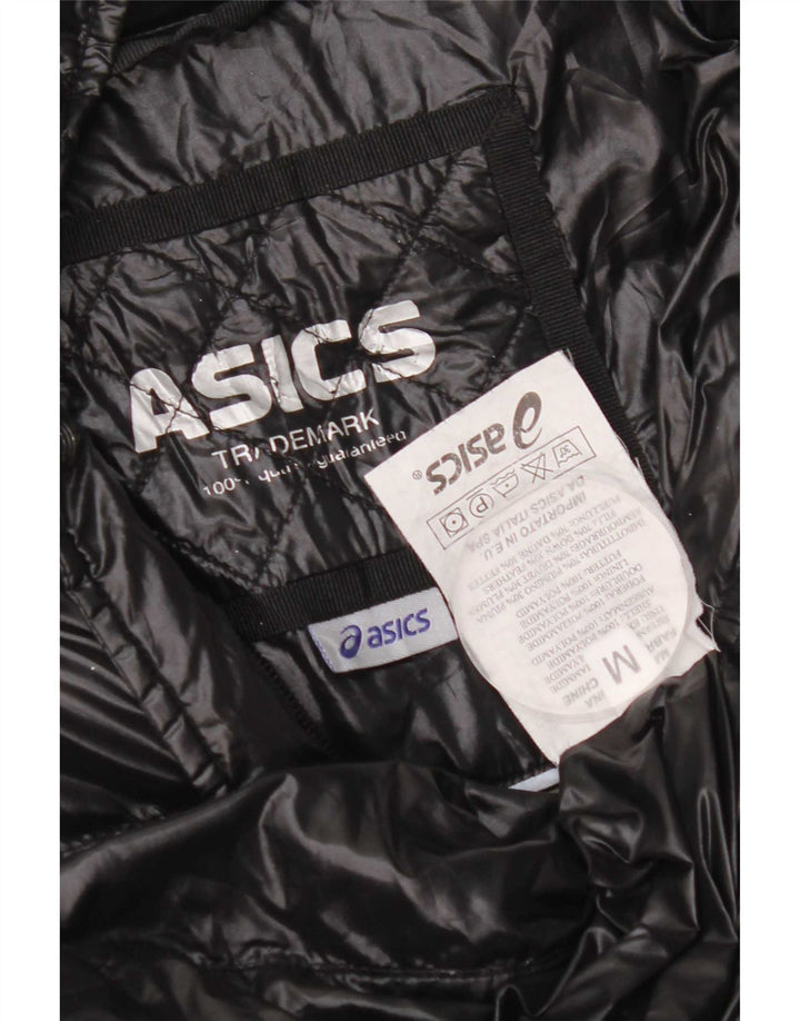 Asics Womens Padded Coat UK 14 Medium Black Nylon