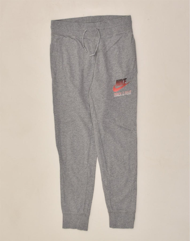 NIKE Mens Tracksuit Trousers Joggers Small Grey Cotton | Vintage Nike | Thrift | Second-Hand Nike | Used Clothing | Messina Hembry 