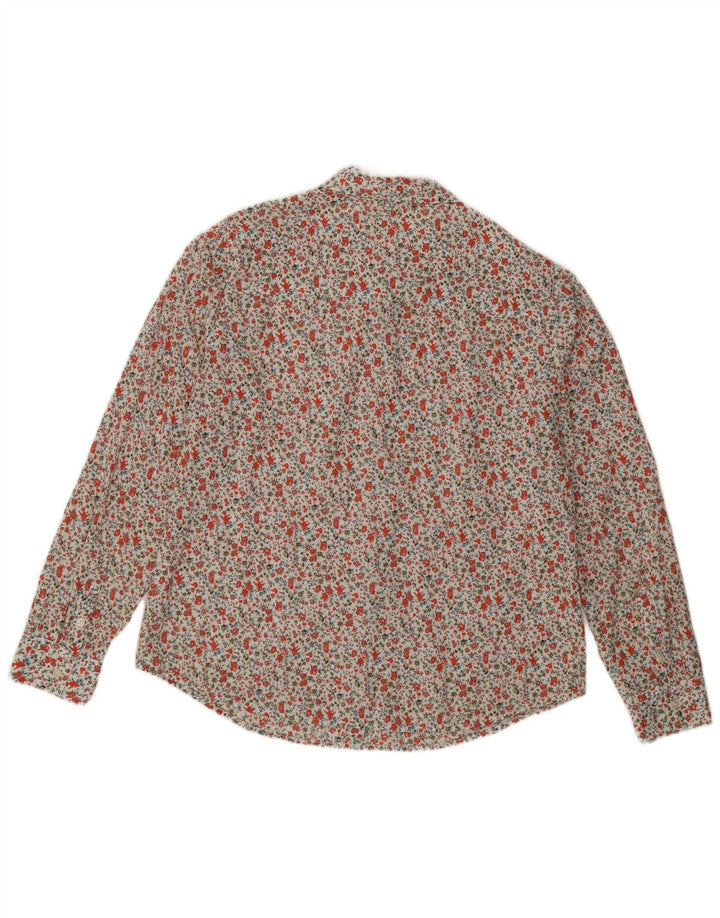 Benetton Womens Shirt UK 16 Large Multicoloured Floral