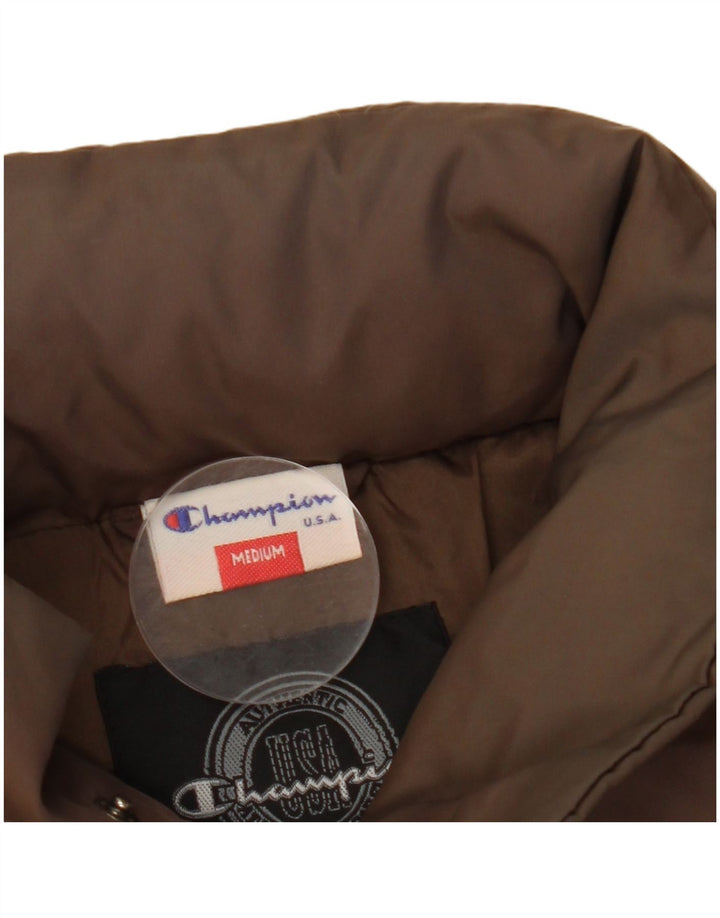CHAMPION Mens Padded Jacket UK 38 Medium Brown