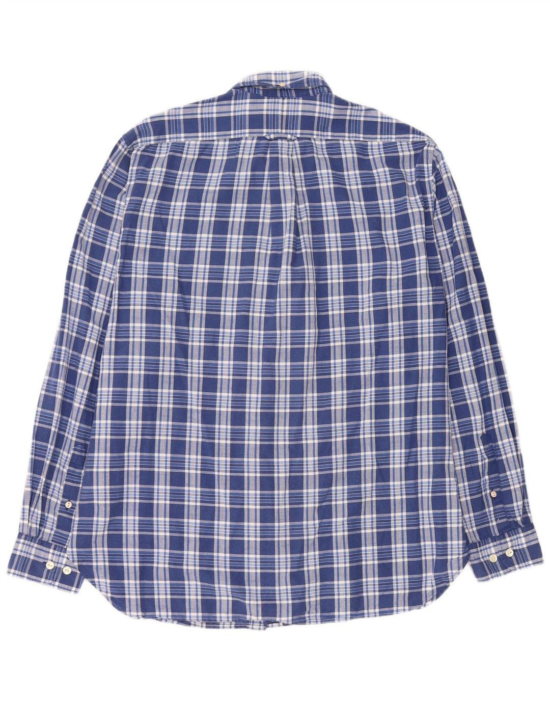 GANT Mens Regular Fit Shirt Medium Blue Check Cotton