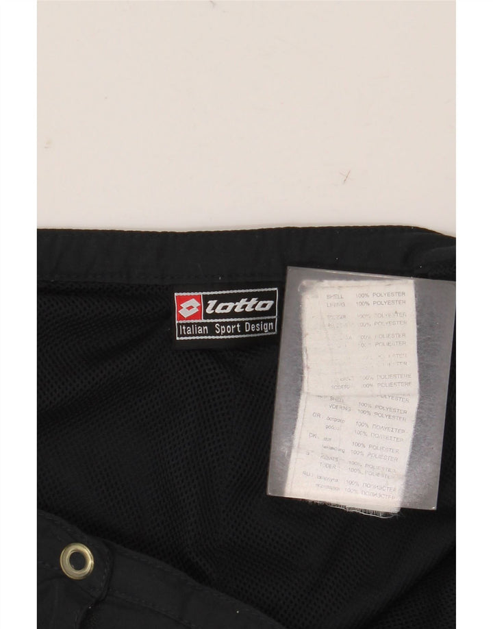 LOTTO Womens Tracksuit Trousers UK 8 Small  Black Polyester