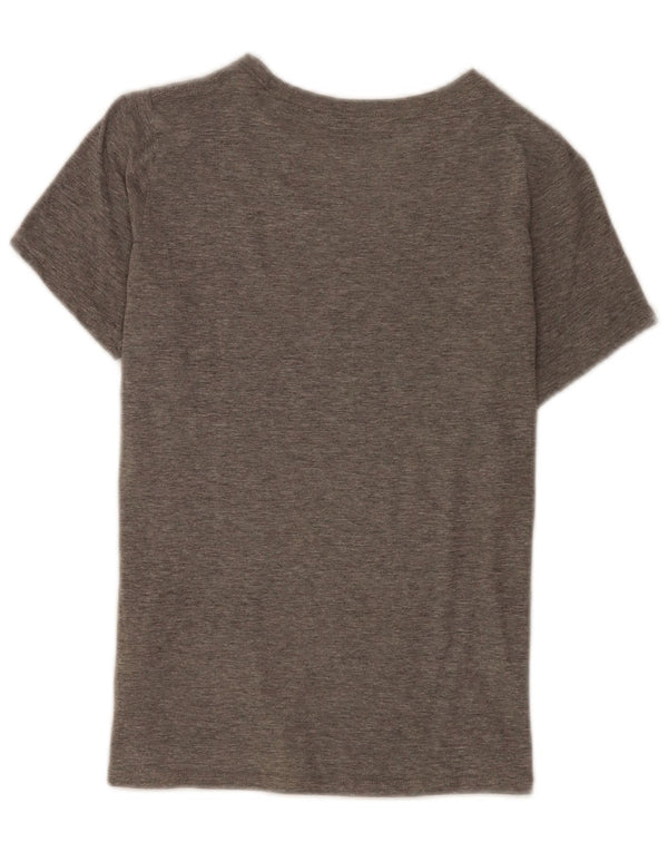 Nike Boys Athletic Fit Graphic T-Shirt Top 9-10 Years Medium Grey Flecked
