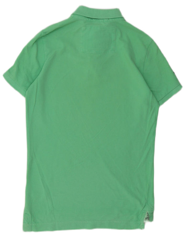 Superdry Mens Rugby Polo Shirt Medium Green Cotton