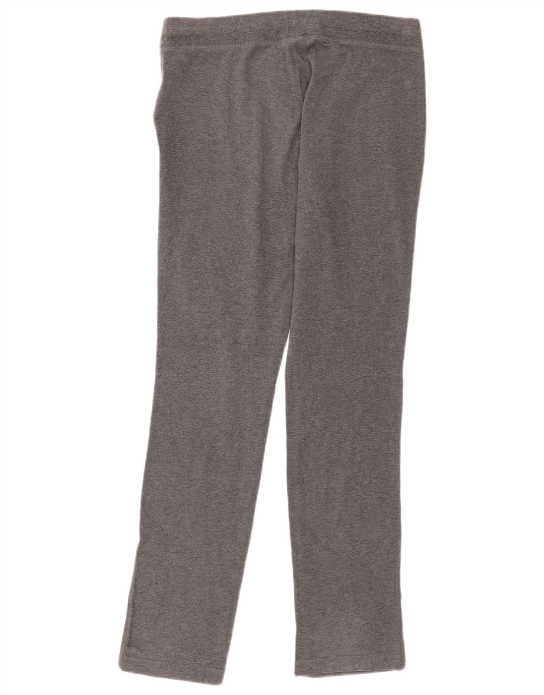 Nike Womens Tracksuit Trousers UK 14 Medium Grey Cotton