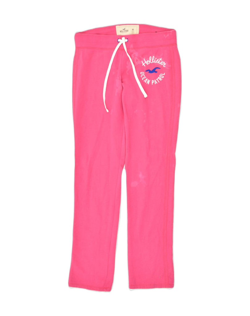 HOLLISTER Womens Tracksuit Trousers Medium Pink Cotton | Vintage Hollister | Thrift | Second-Hand Hollister | Used Clothing | Messina Hembry 