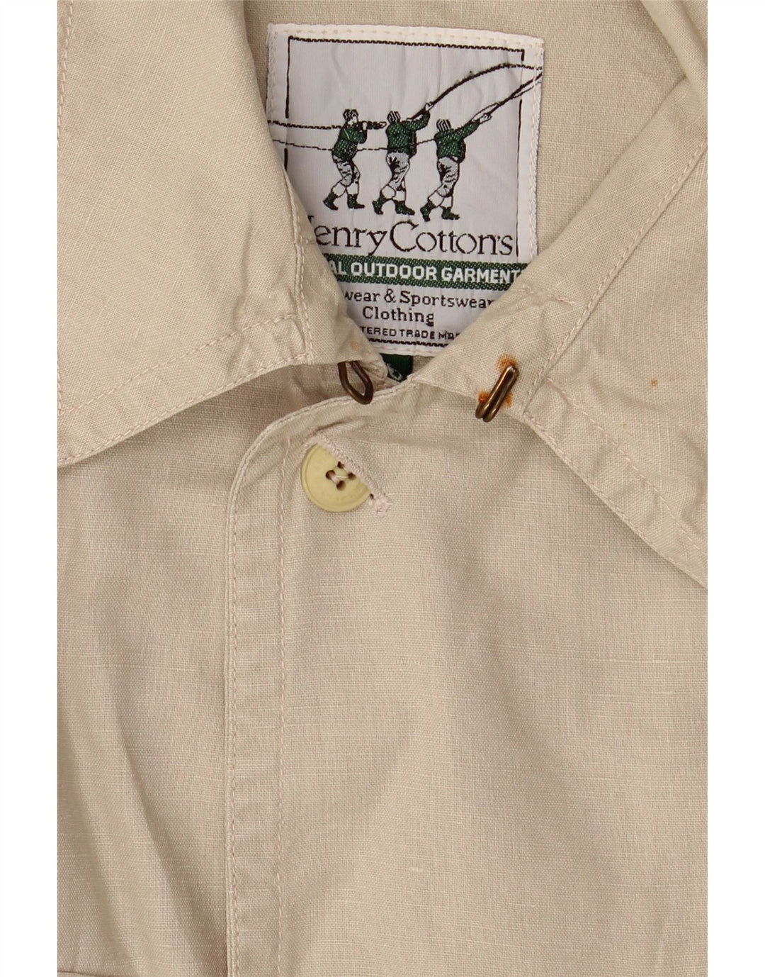 Henry Cottons Mens Utility Jacket UK 46 3XL Beige