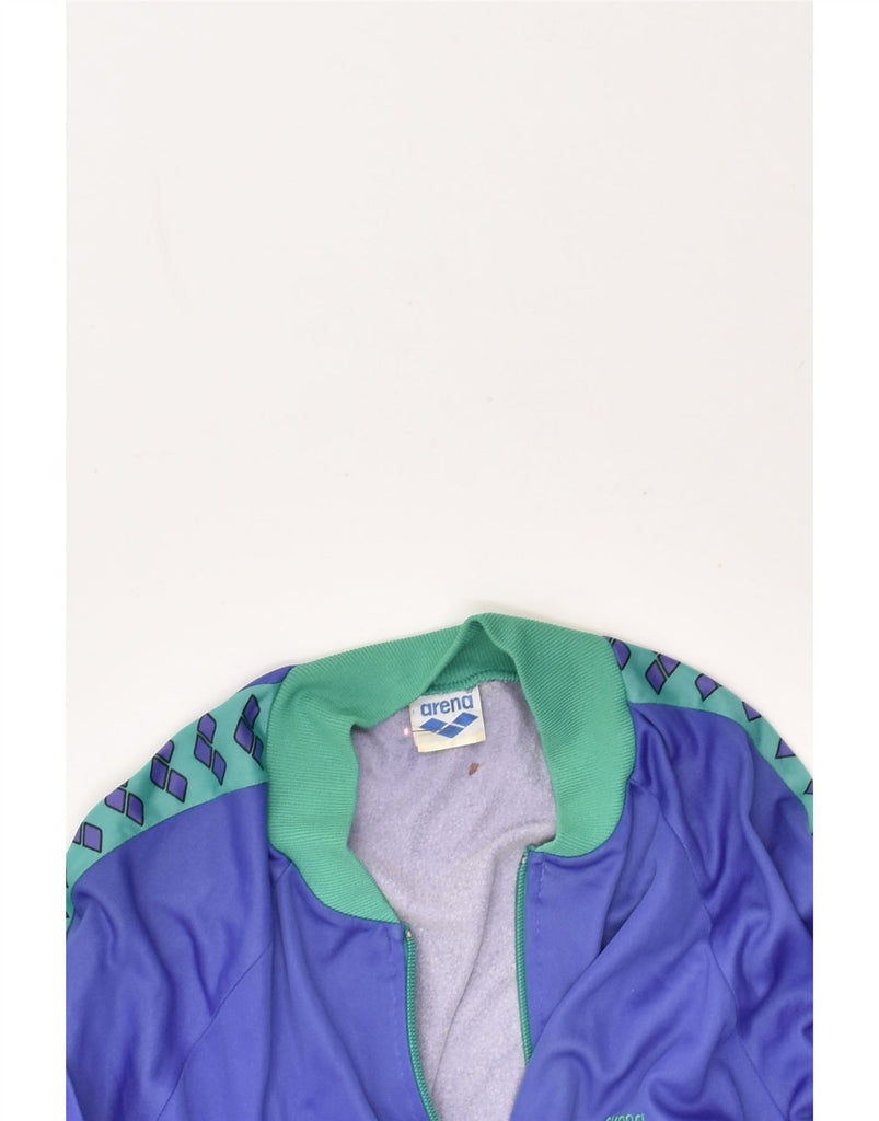 ARENA Boys Tracksuit Top Jacket 14-15 Years Blue Polyamide | Vintage Arena | Thrift | Second-Hand Arena | Used Clothing | Messina Hembry 