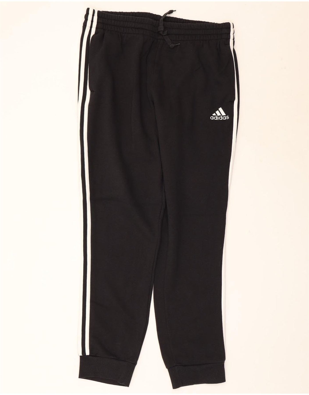 Adidas Mens Tracksuit Trousers Joggers Large  Black Cotton