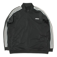 Adidas Mens Black Full Zip Track Jacket | Vintage Designer Sportswear