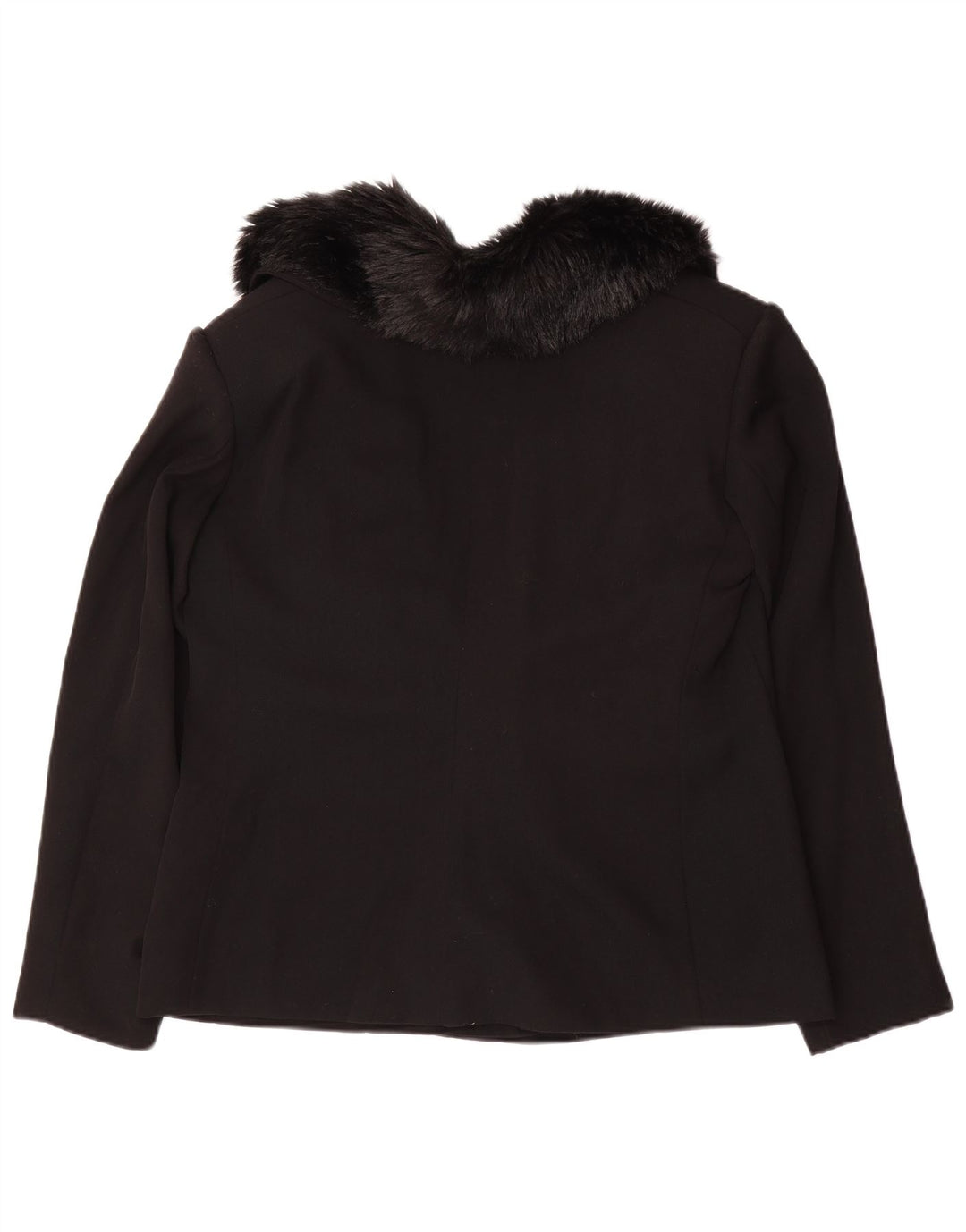 LUCIANO SOPRANI Womens 3 Button Blazer Jacket UK 16 Large Black