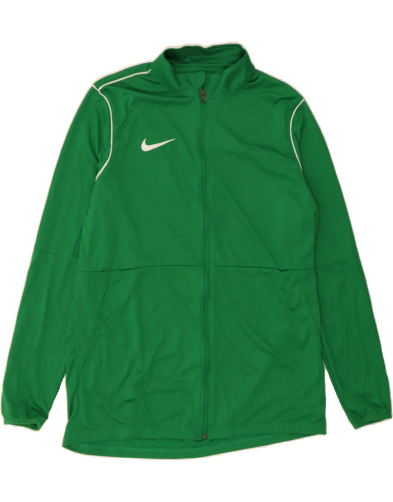 NIKE Mens Dri Fit Tracksuit Top Jacket XL Green Polyester Vintage Nike and Second-Hand Nike from Messina Hembry 