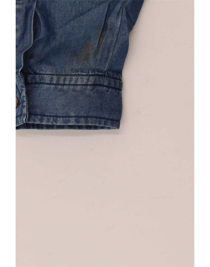 Zara Womens Shirt UK 16 Large Blue