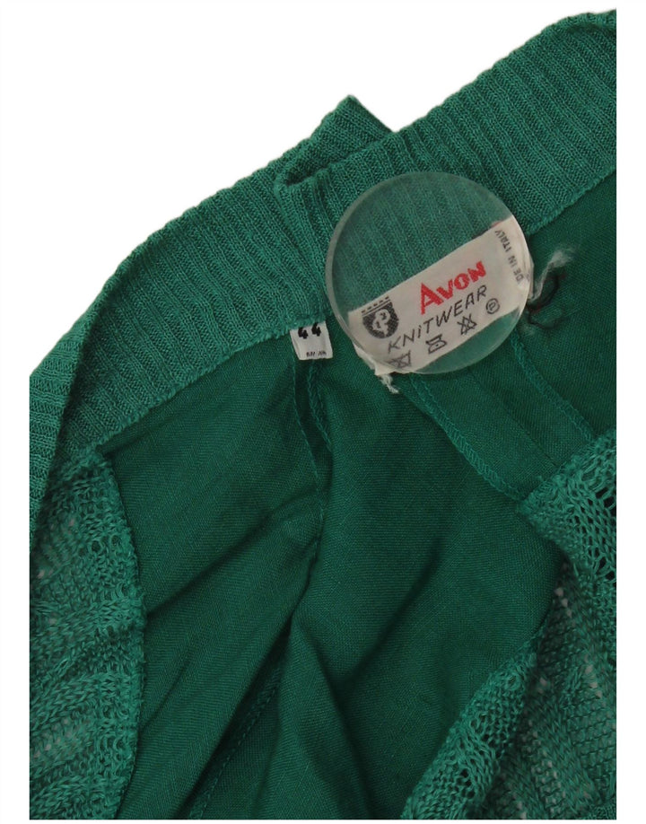 Vintage Mens Cardigan Sweater IT 44 XL Green