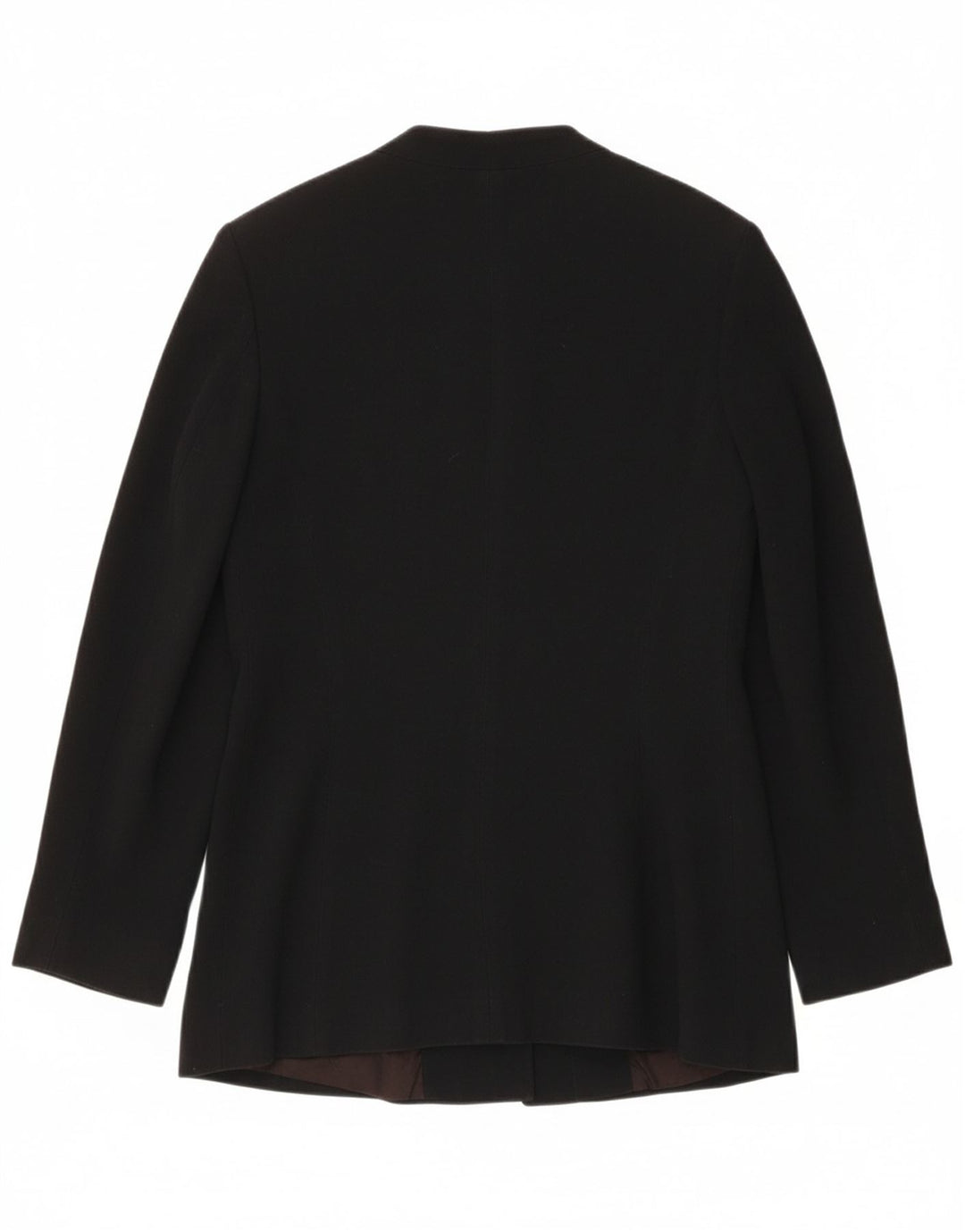 MARELLA Womens Open 3/4 Sleeve Blazer Jacket UK 10 Small Black Viscose