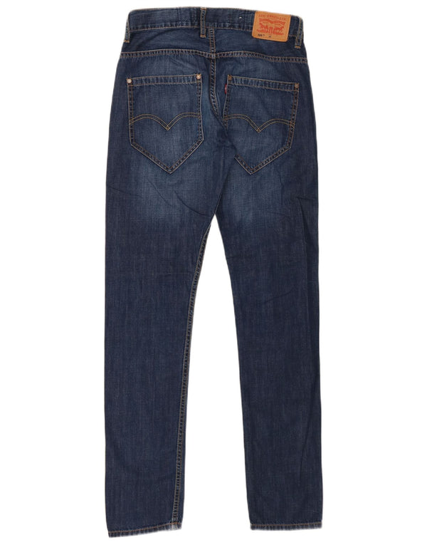 Levi's Boys 508 Regular Tapered Jeans 15-16 Years W28 L31 Navy Blue Cotton