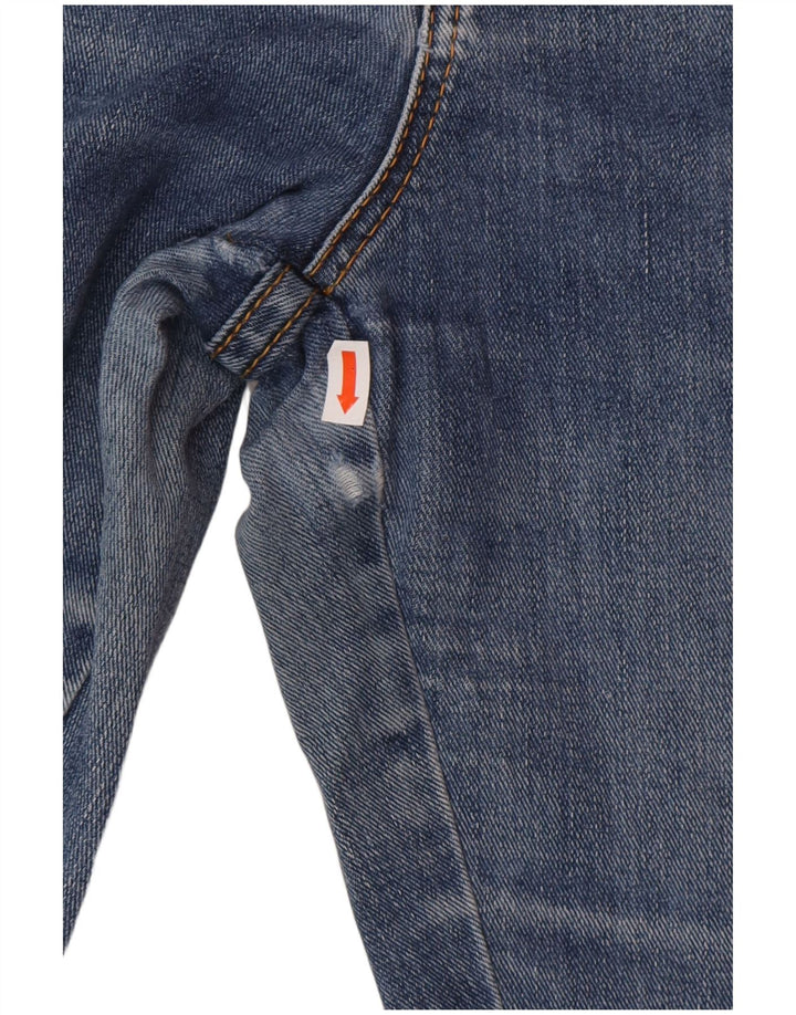 WRANGLER Mens Texas Stretch Straight Jeans W32 L30 Blue Cotton