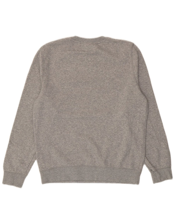 Champion Mens Graphic Sweatshirt Jumper Large Grey Flecked Camelhair