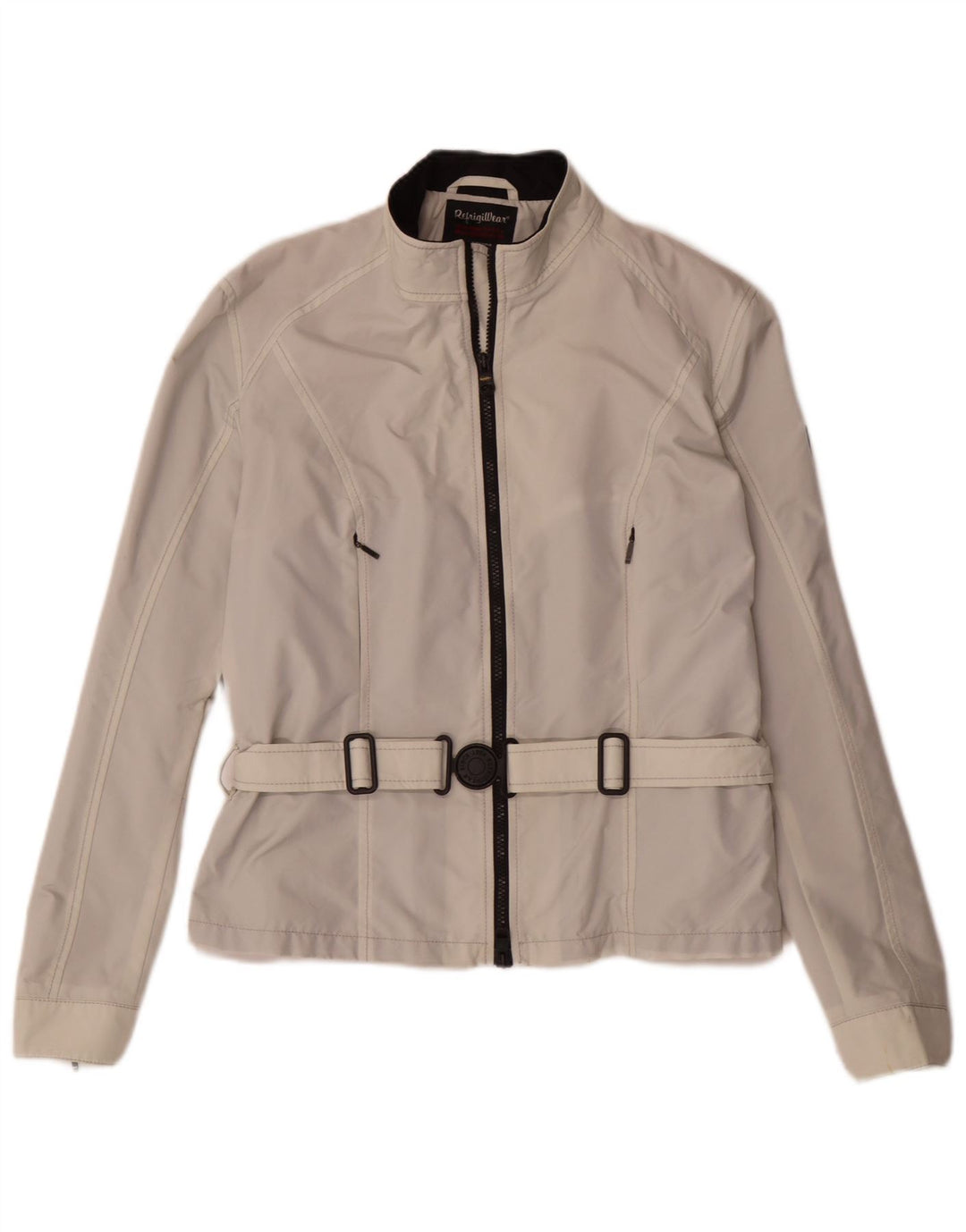 Refrigiwear Womens Rain Jacket IT 46 Large White Nylon