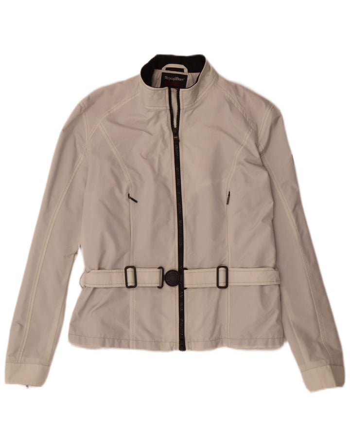 Refrigiwear Womens Rain Jacket IT 46 Large White Nylon