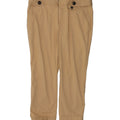 MASSIMO DUTTI Womens Slim Cropped Trousers EU 42 Large W32 L24 Beige Vintage Massimo Dutti and Second-Hand Massimo Dutti from Messina Hembry 