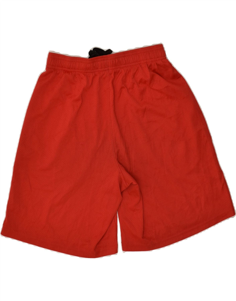 UNDER ARMOUR Mens Graphic Sport Shorts Small Red Polyester | Vintage Under Armour | Thrift | Second-Hand Under Armour | Used Clothing | Messina Hembry 