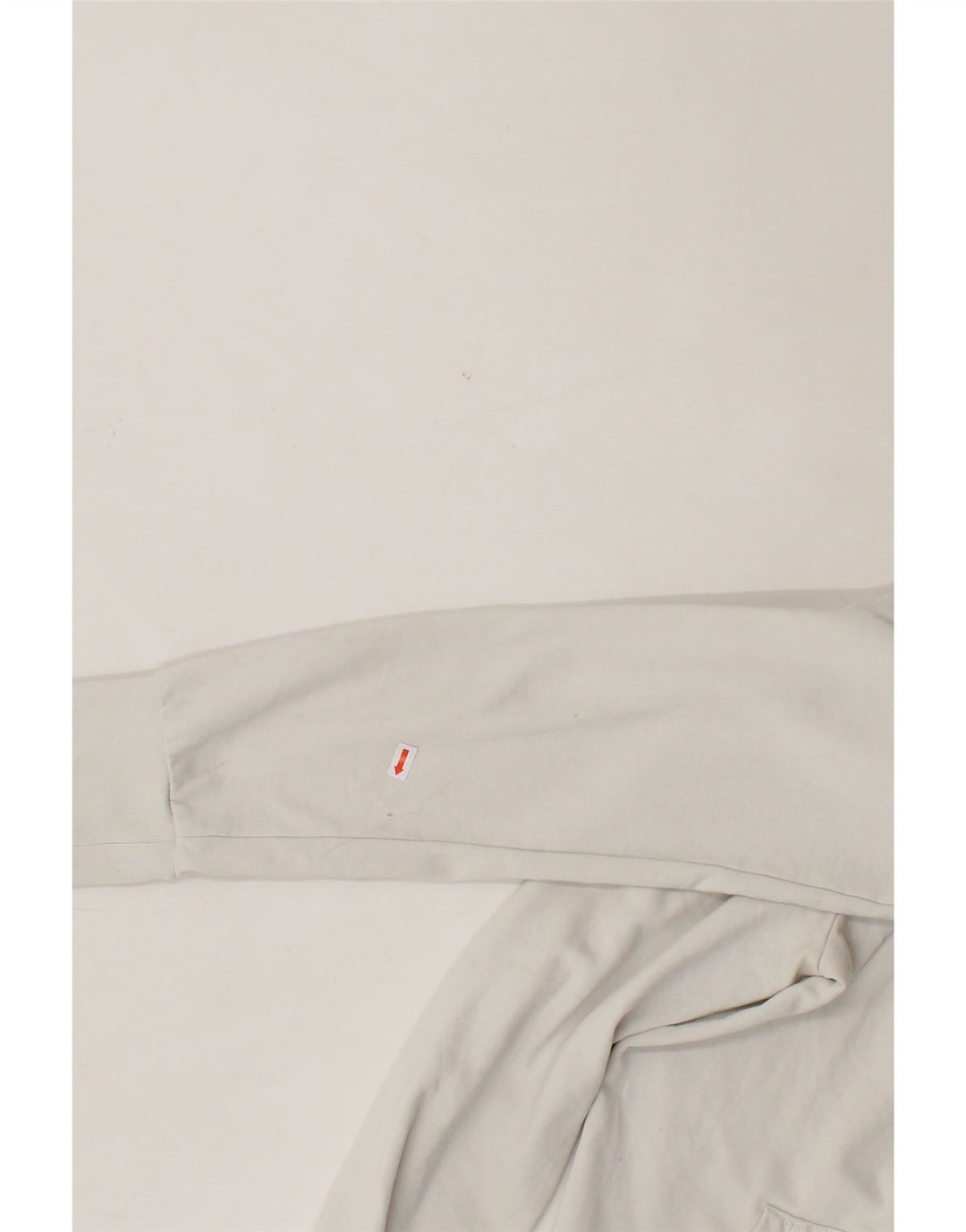 NAPAPIJRI Womens Graphic Tracksuit Top Jacket UK 12 Medium Off White Vintage Napapijri and Second-Hand Napapijri from Messina Hembry 