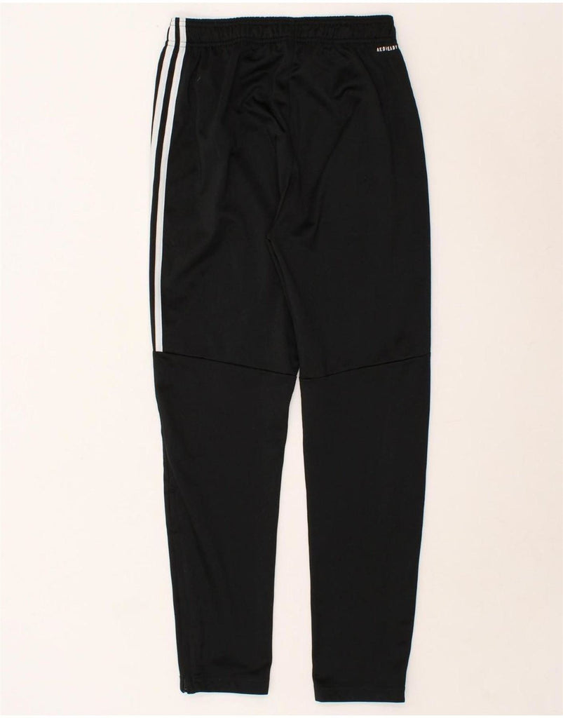 ADIDAS Boys Aeroready Tracksuit Trousers 13-14 Years Black Polyester Vintage Adidas and Second-Hand Adidas from Messina Hembry 