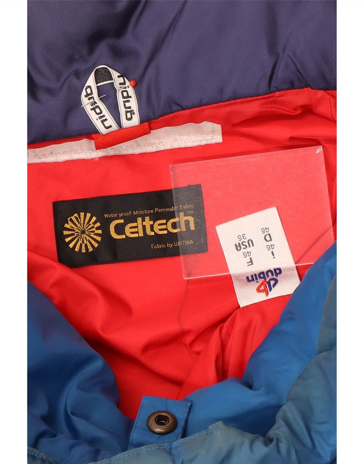 Dubin Mens Loose Fit Ski Jacket IT 46 Small Red Colourblock Polyester