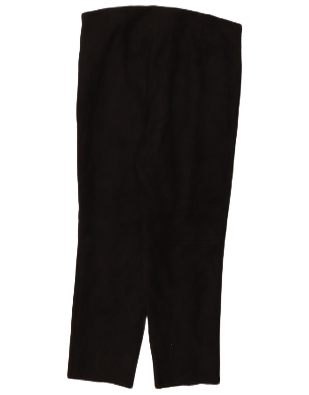 Zara Womens Slim Cropped Trousers 2XL W34 L26 Black Polyester